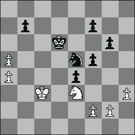 Schwarz steht besser. Wei&szlig; ist am Zug