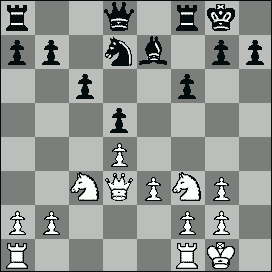 Schwarz am Zuge bereitet den Königsangriff vor