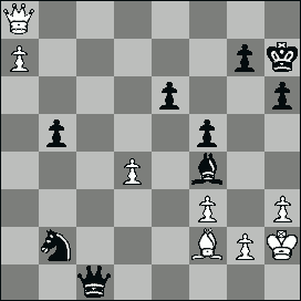 Schwarz setzt matt in wenigen Züge